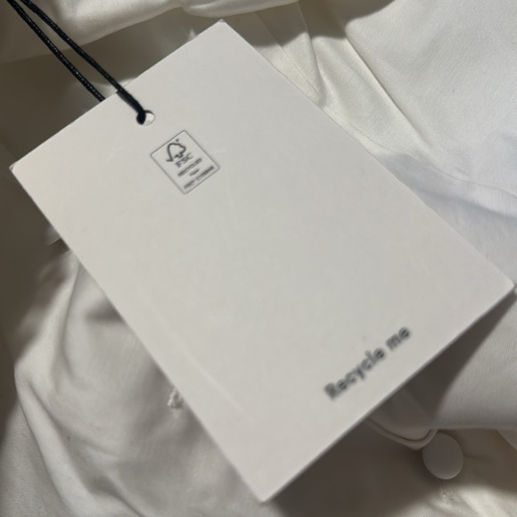 Reformation Alida Midi White Dress Size 10 B2933 - Picture 7 of 9